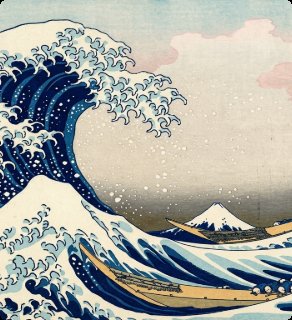 The Great Wave by Katsushika Hokusai